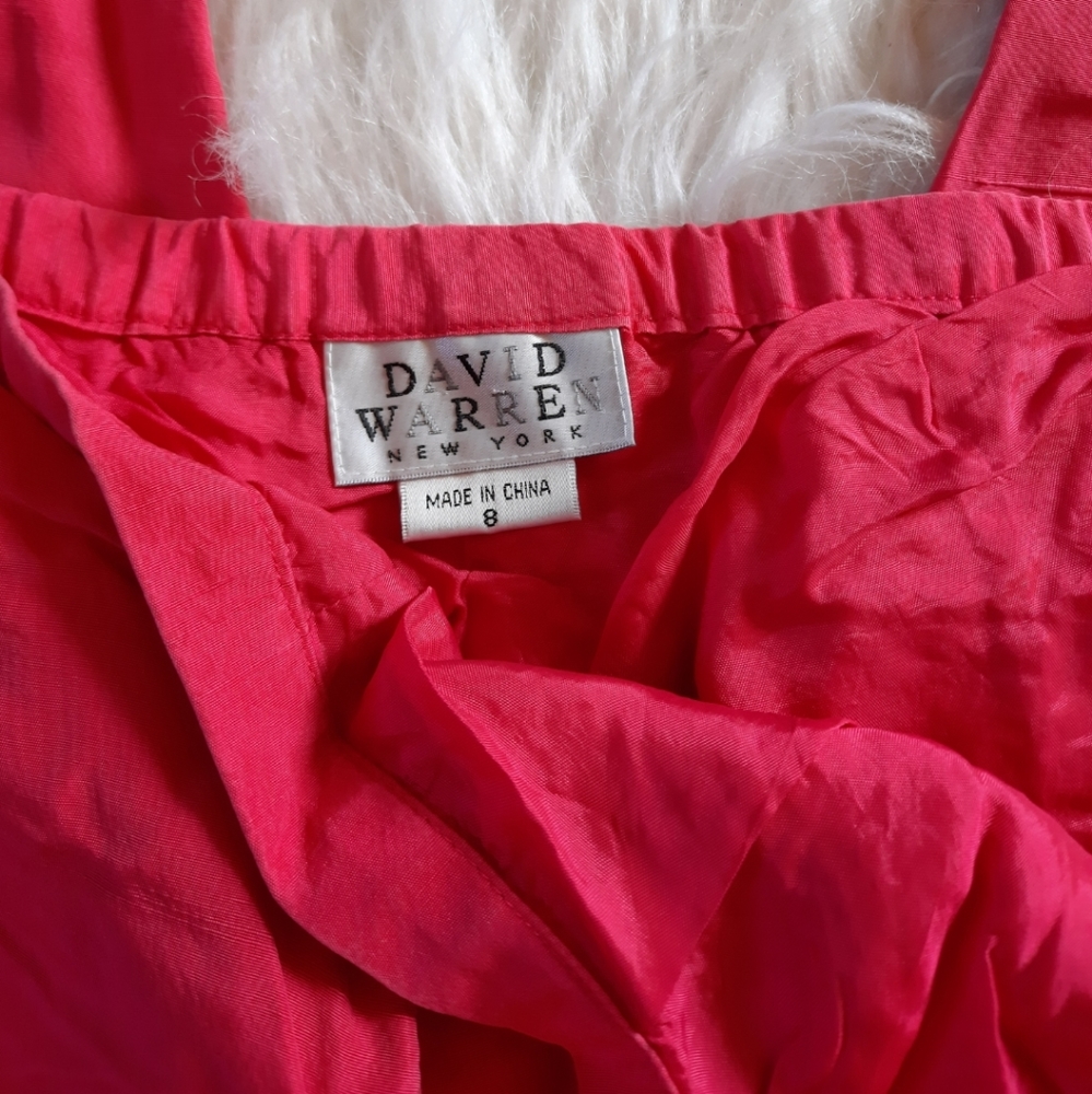 VINTAGE 60's Silk High Waisted Pleated Pants - Picture 13 of 15